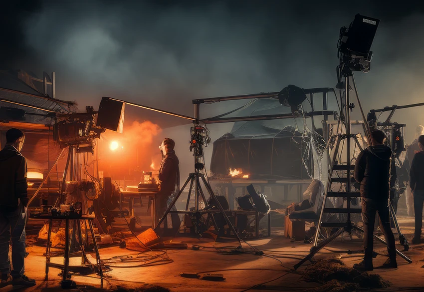 Tournage de production audiovisuelle sur la Côte d’Azur